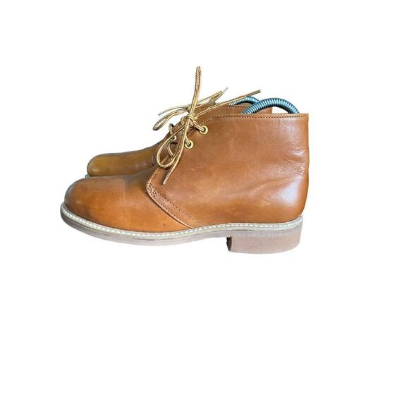 WOMENS vintage Double H leather lace up boots size 6.5 - Picture 4 of 10